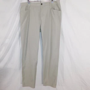 Vuori Herren 38 Hose Meta Comfort Stretch 5 Pocket Trousers Khaki - Bild 1 von 6