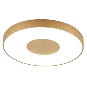 Plafoniera da soffitto a led tonda design moderno oro MN-432 - Foto 1 di 2