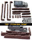 Value Gear #72SB1 1/72 Sandbags Walls ''Straight" (13 pieces)