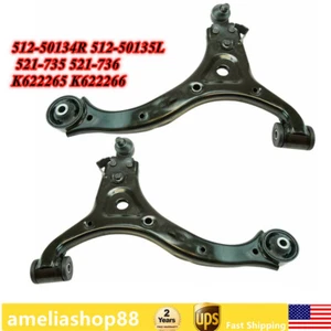 1 Pair Front Lower Control Arms Ball Joints & Assemblies For Hyundai 2007-2008 - Foto 1 di 9