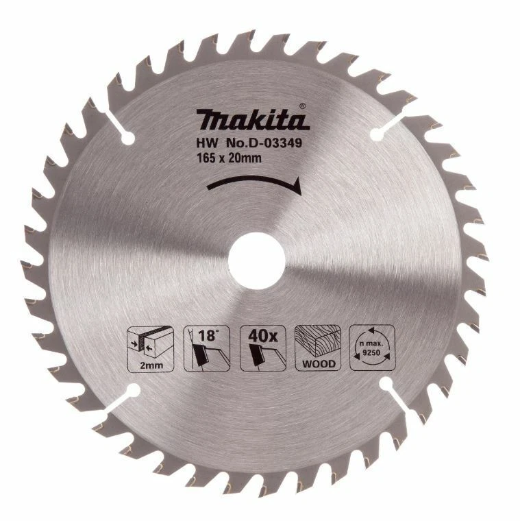 Makita D-03349 Kreissägeblatt - 165x20mm, 40Z