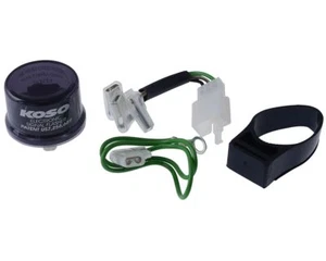 Blinkgeber Koso digital für LED oder Standard - 3-polig 12V mit Adapterkabel - Bild 1 von 3