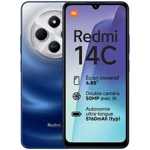XIAOMI REDMI 14C DUAL SIM 128GB 6GB RAM BLU 24 MESI GARANZIA - Foto 1 di 1
