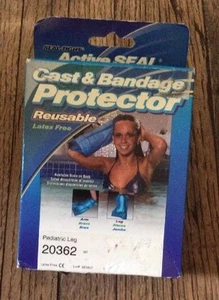 Seal Tight Active Seal Cast&Bandage Protector Pediatric Leg New Latex Free - Picture 1 of 3