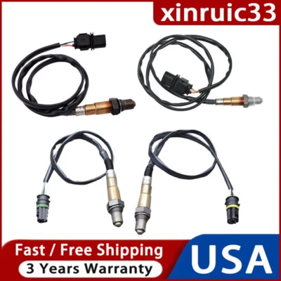 Sensor de oxígeno O2 aguas arriba + aguas abajo 4 piezas ajuste BMW 323I 2006 2007 2008 2009 2,5 L Foto 1 de 4