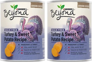 2 pack Purina Beyond No Grain Dog Food 13oz each Turkey & Sweet Potato Recipe - Picture 1 of 1