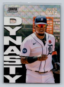 2022 Stadium Club Chrome #4A Javier Baez -Dynasty and Destiny Wave- Tigers - Bild 1 von 2