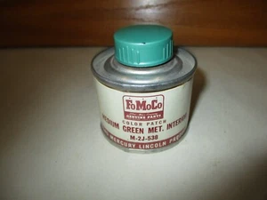 Vintage FORD FOMOCO USA 3oz Color Patch Green M-2J-538 Paint Can Tin (Unusable) - Picture 1 of 10