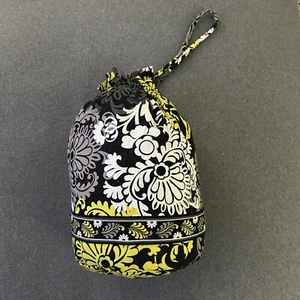 Vera Bradley Ditty Bag Plastic Lined Drawstring Beach Wet Bag Travel Baroque 9x8 - Picture 1 of 8