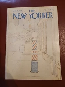 1978 New Yorker August 28 Full Issue Barber Shop By Charles E. Martin No Label - Picture 1 of 11