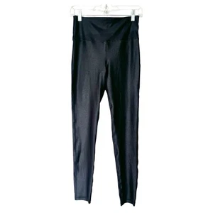 Mono B Be Bold High Waist Foil Scale Print Full Leggings in Black Size S - Picture 1 of 9