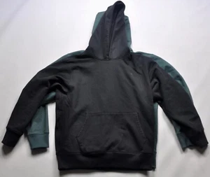 (2) Adidas Originals Felpa con cappuccio uomo Contempo Medium nera e verde - Foto 1 di 4