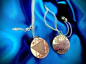 Hand Crafted Sterling Silver Abracadabra Talisman for Protection Charm Magick - Imagen 1 de 6