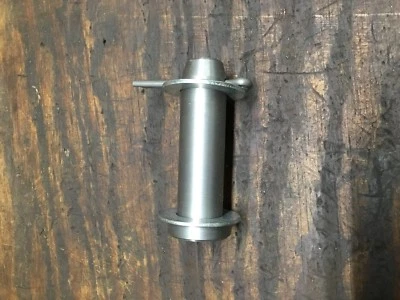 Log Wood Spiltter Hydraulic Cylinder Pin 1-1/4" Diameter 3-1/4" usable length - Image 1 of 3