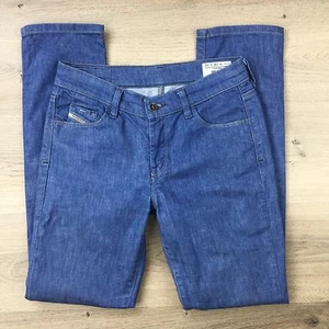 Pantalones de mezclilla para mujer Diesel Hi-Vy elásticos pierna recta nuevos con etiquetas talla 28 (BB9) - Imagen 1 de 12
