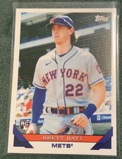 2023 Topps Throwback Thursday Brett Baty #35 RC LP New York Mets 3rd Baseman