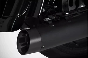 Escape ZARD HARLEY-DAVIDSON Road King / Street Glide / Road Glide negro E4 - Imagen 1 de 3