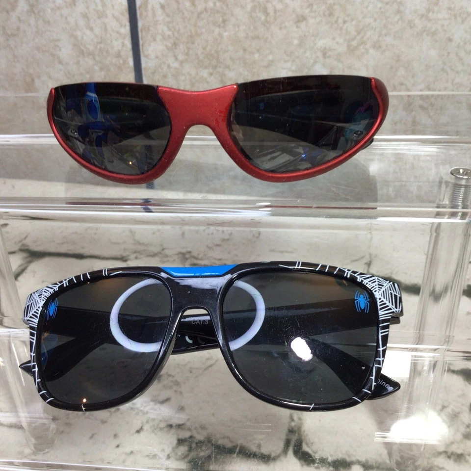 Youth Boys Child-Size Sunglasses Lot Of 2 Marvel Spider-Man Disney Mickey Mouse - Image 1 of 4