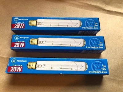 3 - Westinghouse 04316 20T 6 1/2in 130V Intermediate Base Exit Light Bulb  - Image 1 of 4