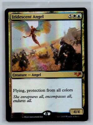 Magic MTG From the Vault: Angels Iridescent Angel #010/015 Foil TCG CCG - Image 1 of 2