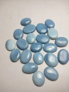 Natural Blue Opal Oval Cabochon Gemstone - Picture 1 of 9