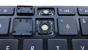 HP 15-B 15-E 15-N 15-H Single UK Keyboard Black Key 701684-031 AEU36E00310 - Afbeelding 1 van 3