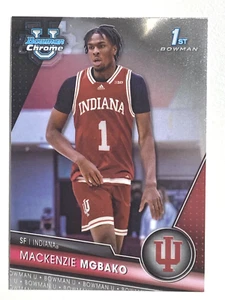 2023-24 Bowman University Chrome Basketball RC #92 Mackenzie Mgbako - Picture 1 of 2