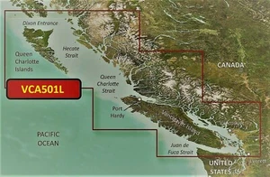 Bluechart G2 Vision HD Chart Vancouver Island - Dixon Entrance VCA501L - Picture 1 of 3