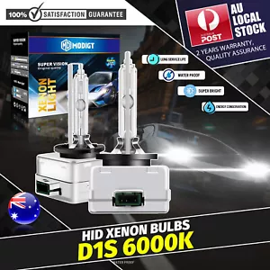 2* Genuine D1S 35W 6000K HID Xenon Headlight Globes Bulbs For 66140 66144 85410 - Picture 1 of 24