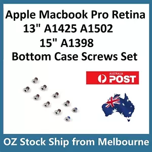 Apple MacBook Pro 13" 15" Retina A1398 A1425 A1502 Bottom Case Screws Set - Picture 1 of 2