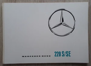 Mercedes-Benz 220 S / SE Saloon Brochure 1965 - Fintail - Picture 1 of 8