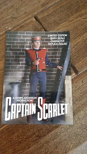 2017 SDCC COMIC CON EXCLUSIVE SIDESHOW GERRY ANDERSON CAPTAIN SCARLET PROMO CARD - Picture 1 of 1
