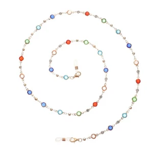 Colorful Eyeglass Chain Anti-lost Sunglass Chain Decor Chain Glasses Chain New - Picture 1 of 12
