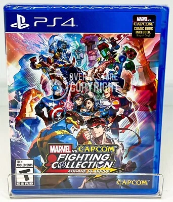 Marvel Vs. Capcom Fighting Collection - Arcade Classics - PS4 - New - Image 1 of 4