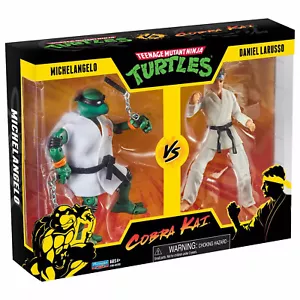 TMNT vs Cobra Kai Michelangelo vs Daniel Laruso 2pk - Picture 1 of 8