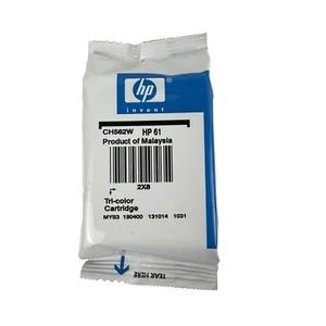 Genuine HP 61 Tri Color CH562W DeskJet 1050 2510 2549 3050 3055 3510 3512 NEW - Picture 1 of 4
