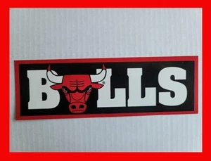 1990's Chicago Bulls Basketball Bumper Sticker W/Haines Rebate & Venture Store - Picture 1 of 2
