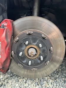 08-15 Mitsubishi Lancer Evolution X MR Front 2 piece Brake Rotors Lh Rh 57k - Picture 1 of 2