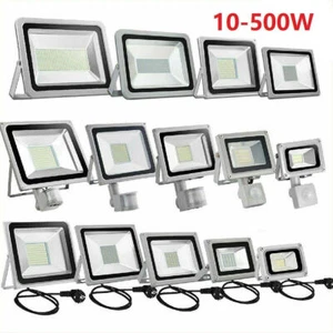 Inundador LED con detector de movimiento/enchufe 10W-1000W proyector faro - Imagen 1 de 17