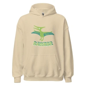 Cute Cozy Hoodie with Adorable Dinosaur | Unisex 16 Colors | Small-4X | Limited - Picture 1 of 46