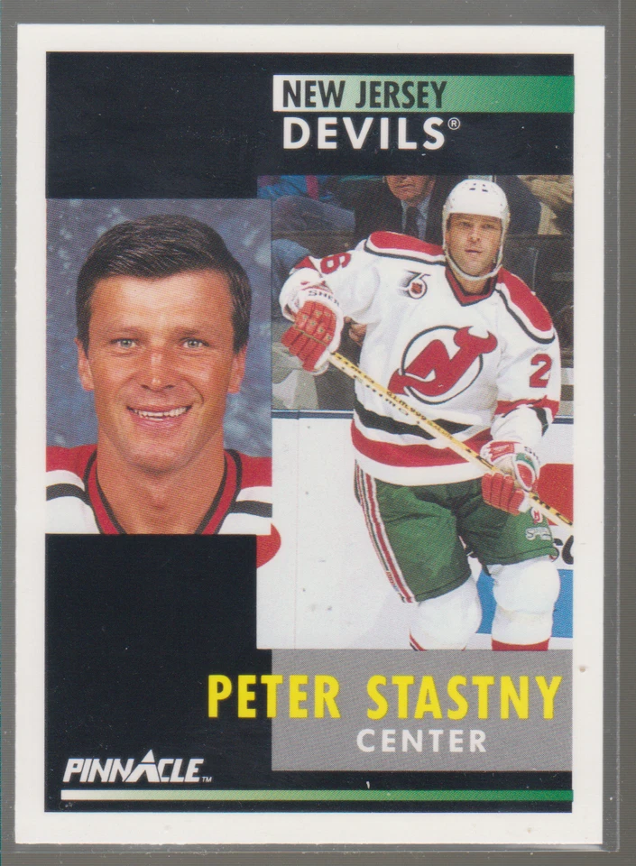 1991-92 Pinnacle #266: Peter Stastny - Image 1 of 1