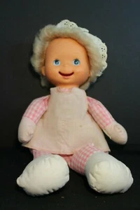Mego - Sweet Licks Baby Doll - 1979 - Tongue moves - HTF Pink Gingham - Picture 1 of 7