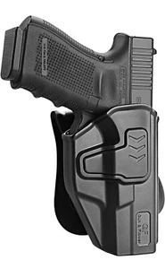 Gun & Flower Glock 19  OWB Paddle Holster - Picture 1 of 5