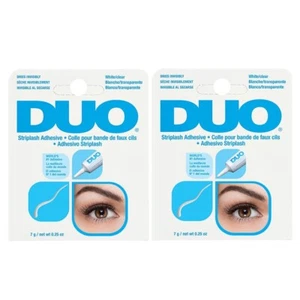 2 Pack | DUO Strip Lash Adhesive White/Clear, for Strip False Eyelash, 0.25 oz - Picture 1 of 4