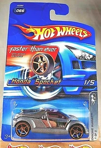 2006 Hot Wheels Faster Than Ever #66 Chrome Burnez 1/5 HONDA SPOCKET Chrome/Gray - Picture 1 of 5