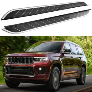 2PCS Running Board fits for Jeep Grand Cherokee 2022-2024 Side Step Nerf Bar - Picture 1 of 10