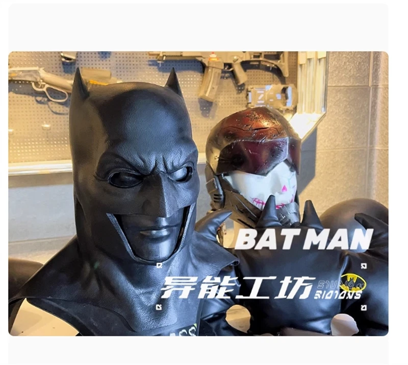 DC BVS Batman Mask Ben Affleck Soft Rubber Head Cover Cosplay Halloween Headgear - Bild 1 von 4