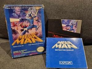 1987 Mega Man Nes Nintendo CIB Oval Soq Hangtab version - Picture 1 of 12