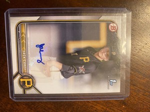 2022 Bowman Jack Carey AUTO #PPA-JC Pittsburgh Pirates 1st Bowman 