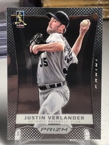 2012 Panini Prizm #53 Justin Verlander  Tigers First Year Prizm 🔥 Read!